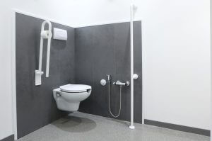 Disabled and wet room flooring